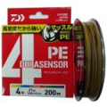 Плетеный шнур Daiwa UVF PE Dura Sensor 4Braid +Si² [10m x 5colors] 200m #2,0 (26lb)