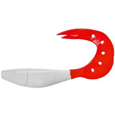 Силиконовая приманка Helios Kasandra 4" 29/10,9см White RT 5шт. (HS-34/1-003)