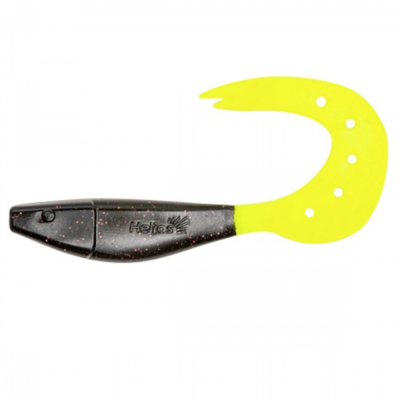 Силиконовая приманка Helios Kasandra 4" 29/10,9см Dark Star LT 5шт. (HS-34-053)