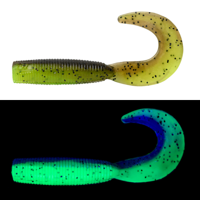 Силиконовая приманка Daiwa Bait Junkie 2.5" Grub цв. GP CHARTREUSE UV