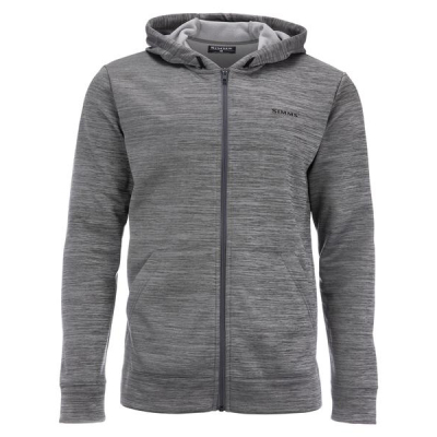 Толстовка Simms Challenger Hoody - Full Zip '21, Steel Heather, L