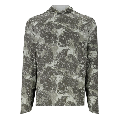 Термофутболка Simms SolarFlex Hoody, Back Eddy Willow, XXL