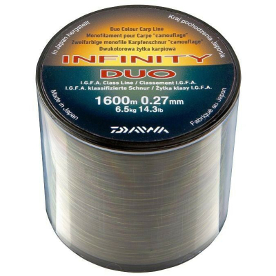 Леска Daiwa Infinity Duo Carp 0,33mm 1060m