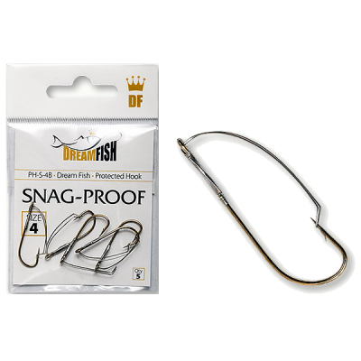 Крючки защищенные DreamFish Snag Proof B #1/0 5 шт/уп