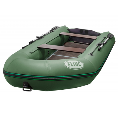 Надувная лодка Flinc FT360L (цвет оливковый)