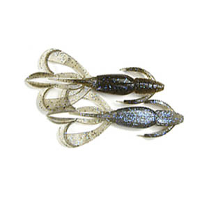 Силиконовая приманка Keitech Crazy Flapper 2.8" - #462 Electric Smoke Craw