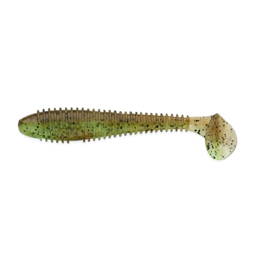 Силиконовая приманка Keitech Swing Impact Fat 4.3" #401 Green Pumpkin / C