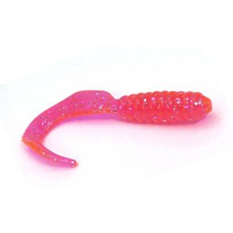 Мягкая приманка Yum Riverside Curl Tail 2-15 Red Silver
