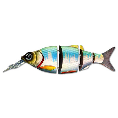 Воблер Izumi Shad Alive 5 section white fish 145 MD Suspending цв. 6