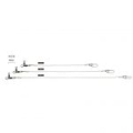 Оснастка Ryugi Wire Caro Swivel 83lb/37lb/51lb #18cm