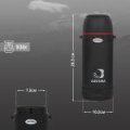 Термос ARCUDA Maverick Traveler style, 1.2, Steel