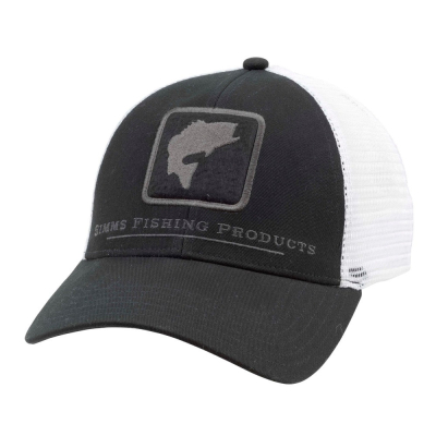 Кепка Simms Bass Icon Trucker, Black