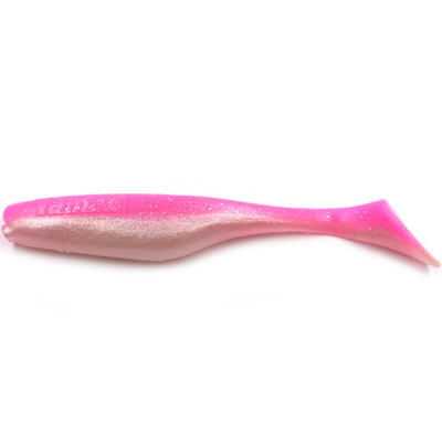 Силиконовая приманка Yaman Greedy Shad 4" цвет #29 - Pink Pearl (уп. 4 шт.)