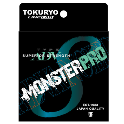 Плетёный шнур Tokuryo MonsterPro X8 Lt. Green 150m 0.8 PE