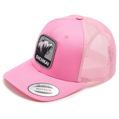 Кепка с сеткой 6P Volga Baits Dichka! Roar #Pink/Black&Grey