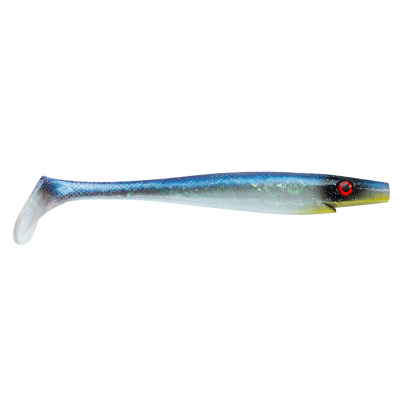 Приманка силиконовая Strike Pro XXL Pig Shad 23см 90гр цвет Glitter Mascara (SP-172A#MN1)