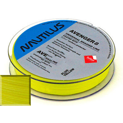 Шнур Nautilus Avenger 8 Teflon Yellow d-0.23 13.6кг 135м*
