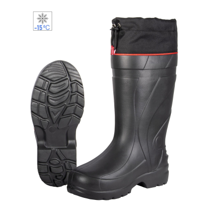 Сапоги зимние Norfin Step Light с манжетой черные EVA р.40-41