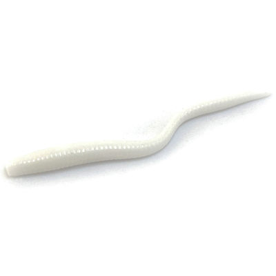 Силиконовая приманка Boroda Baits ivi, цв. #101 Белый, 12 шт./уп.