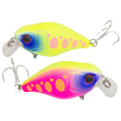 Воблер Columbia Сhubby 38 F цвет Pink & Yellow