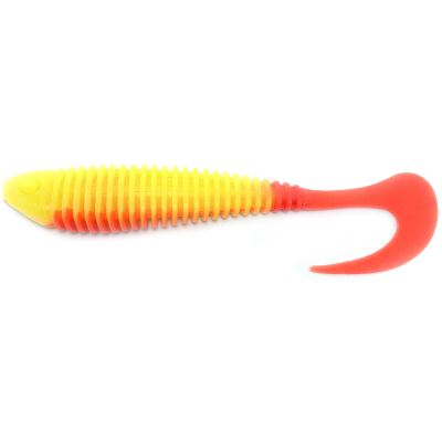Силиконовая приманка Boroda Baits Shemaya TT 210 mm цв. ЛИМОН/КРАСНЫЙ (Lemon/Red)