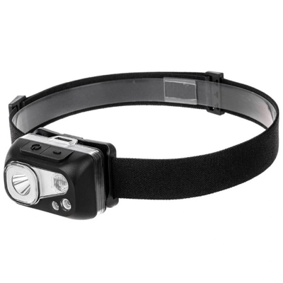 Фонарь налобный водонепроницаемый 300 LM, IPX7, USB Nisus (N-FN-3087)