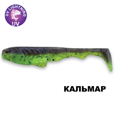 Силиконовая приманка Crazy Fish Tough 2" 71-50-4d-6 кальмар цв. chart swamp (шартрес болото)