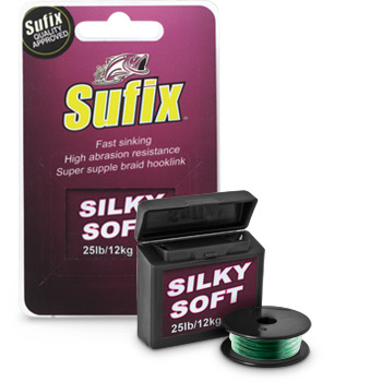 Поводок карповый Sufix Silky Soft Green 20м 12кг DS1BL025ZF5A2S