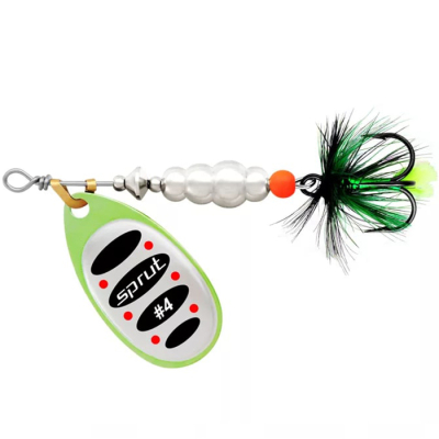 Блесна вращающаяся Sprut Alba Ball System Spinner #4 (12,5g/LSBK)