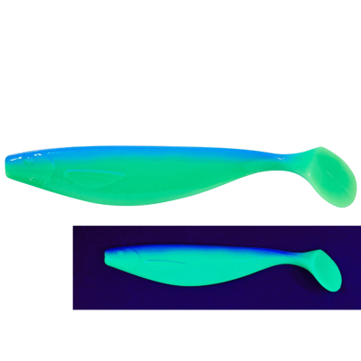 Силиконовая приманка Balzer Shirasu Majo UV Booster 10см/7гр цв. Blue Melon (13770 410)