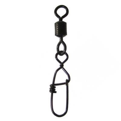 Вертлюг с застежкой Vido Craft Impressed Rolling swivel with Germany Snap-B (BLN) № 6, 7 шт/уп VD-IRSGSB-6(8)