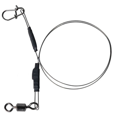 Поводок BKK 7x7 Wire leader-Allround (Duolock Snap) (D-BC-0030) - 15cm, 12kg (2шт)