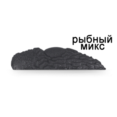 Силиконовая приманка Ojas Slizi 33, Black Widow, 12шт/банка, аромат Рыбный микс