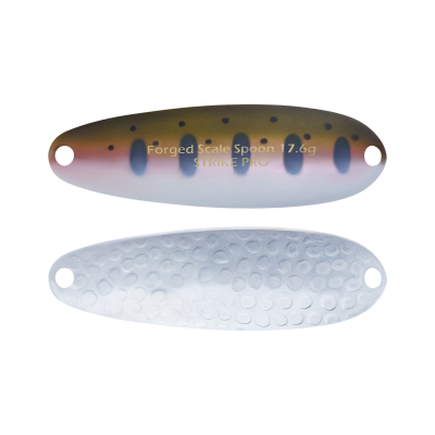 Блесна колеблющаяся Strike Pro Forged Spoon A тройник, 4.3гр ST-018A #485-1-CP
