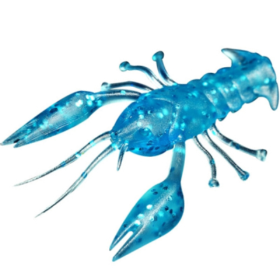 Мягкая приманка MicroKiller Рачок 40мм, синий флюо