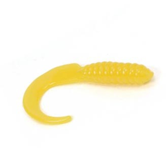 Мягкая приманка Yum Riverside Curl Tail 2-14 Yellow