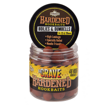 Бойлы тонущ. Dynamite Baits - Crave Hardened Hook Baits 14mm Dumbells 15/20mm Boilies (DY343) (жажда +)