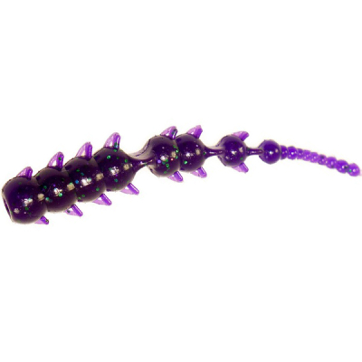 Силиконовые приманки Русская Фишка Булава, Креветка 4 см (Цвет 15, Слива)