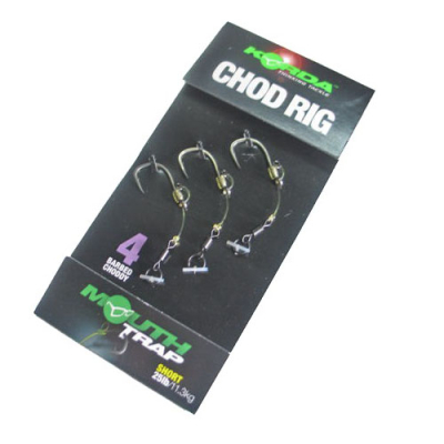 Оснастка волосяная Korda Chod Rig Long Barbed X-08 KCR022