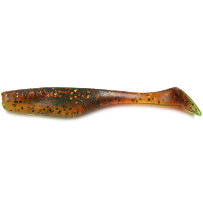 Силиконовая приманка Yaman Greedy Shad 4" цвет #20 - Kiwi Shad (уп. 4 шт.)