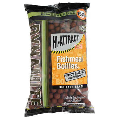 Бойлы тонущ. Dynamite Baits 15мм. 1 кг. Spicy Shrimp & Prawn DY970