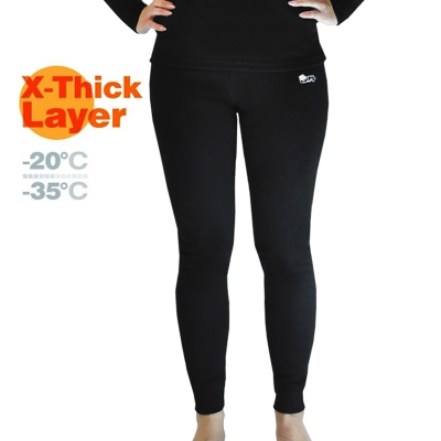 Легинсы женские Mottomo X-Thick Layer L черный