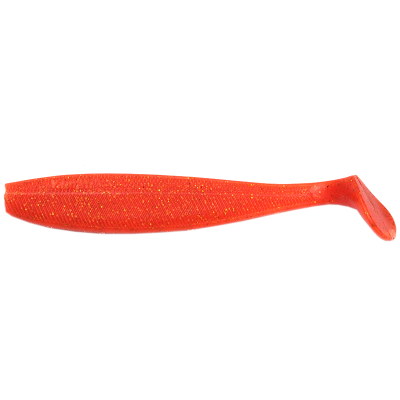 Силиконовая приманка Yaman Pro Sharky Shad 4,5" цвет #03 - Carrot gold flake (уп 5 шт.)