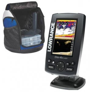 Эхолот + зимний набор Lowrance Elite-4X HDI Ice Machine (000-11306-001)