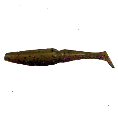 Виброхвост Merega Plum-pum Shad 80мм 3,5гр. цвет M06, креветка (уп.8 шт)