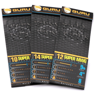 Поводок готовый GURU SMWG Bayonet Ready Rigs 4&quot; №14 0,17мм 8шт