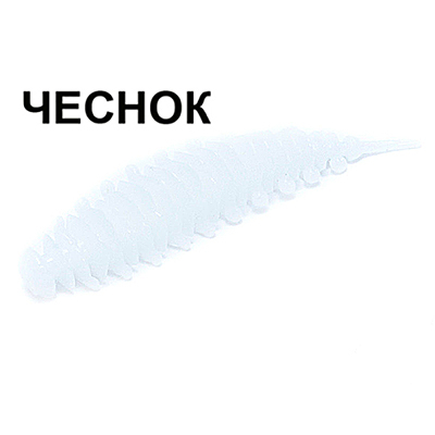 Мягкая приманка Boroda Baits Ayra Junior цв. Белый, аттр. Чеснок, 12 шт./уп.