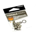 Вертлюги Metsui Rolling Swivel X-Pattern Round Eye цвет black, размер № 4, в уп. 12 шт.