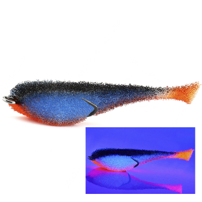 Мормыш Классическая Поролоновая рыбка с открытым двойником 10 см, цв. 43 (PFC10-43)