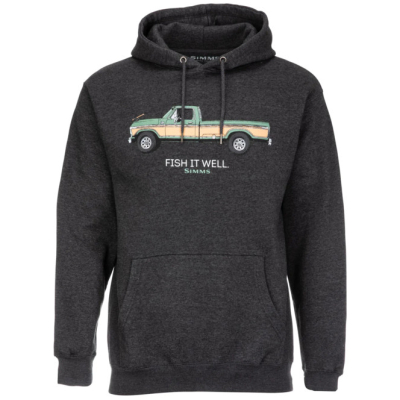 Толстовка Simms Fish It Well 250 Hoody, Charcoal Heather, M